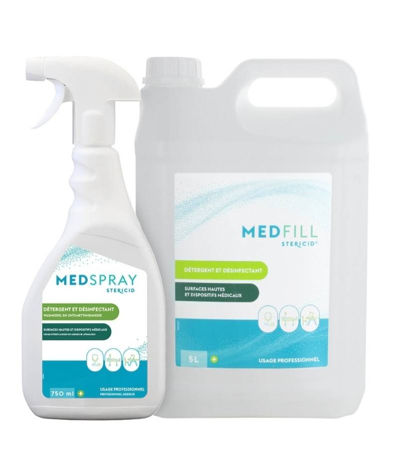 Vente de détergent désinfectant de surfaces et dispositifs médicaux pour cabinet médical à Strasbourg
