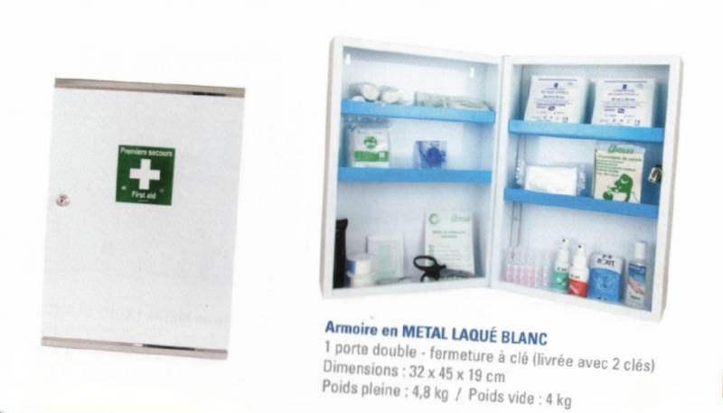 Vente d'armoire à pharmacie pour entreprises et collectivités dans le Haut-Rhin