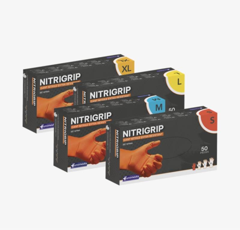 Vente de gants Nitrigrip pour les professionnels de l'industrie et de la mécanique à Mulhouse